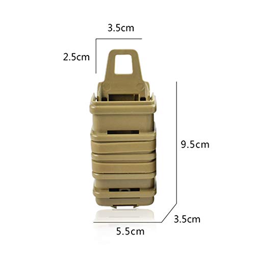 MP5/MP7 Molle Tactical Magazine Pouch Clip Fast Mag Holder Shell Quick Pull Holster Airsoft Military Hunting (Color : T) - Image 2