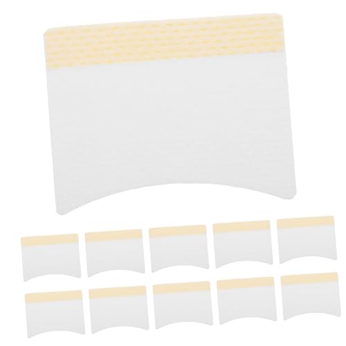 POPETPOP Discos De Algodón Orgánico Desmaquillantes Para Ojos y Uñas 40 Unidades Tamaño Mediano Hipoalergénicos Sin Pelusa Para Cuidado Facial y De Extensiones De Pestañas Uso Profesional y Personal