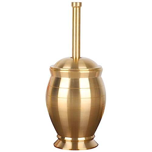 HUIFACAI Macina frantoio in rame, facile da usare e pulire, regalo confortevole, leggero, mortaio e pestello