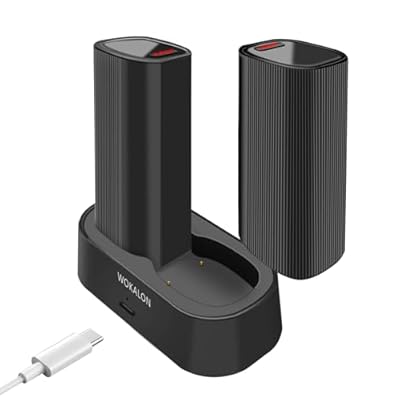 WOKALON Rechargeable Hand Warmer 2 Pack,10000mAh Electric Hand Warmers，24Hrs Long Safe Heat，360°Surround Heat Magnetic Portable Heater