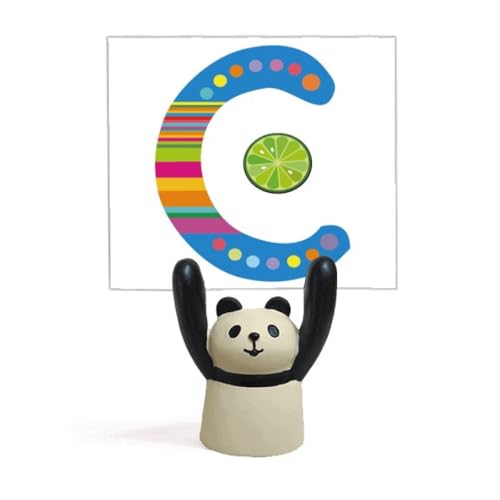 Mémo Panda pour ne plus rien oublier avec support de bureau rigide mignon