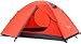 HILLMAN 2 Person Tent,3 Season Tents,Lightweight Family Hiking Tents for Backpacking,Waterproof Backpacking Camping Hiking Tent 2 Doors Double Layer 2 Mesh Windows Rainproof Orange