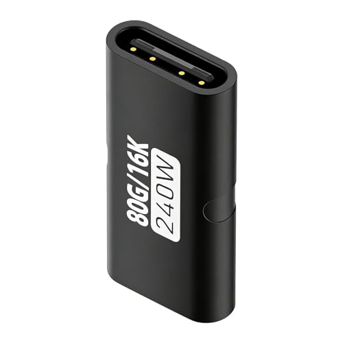Hub di estensione di tipo C - Porta di trasferimento dati da 40 Gbps, amplificatore di segnale video Ultra HD 8K 60Hz, cambio di genere, interconnessione display monitor, componente di