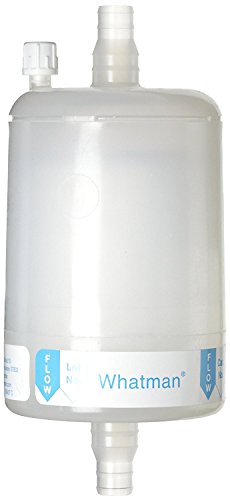 Whatman 4651B81EA 6705-7500 Polycap SPF 75 Polyethersulfone Membrane Capsule Filter with SB Inlet and Outlet, 60 PSI Maximum Pressure, 1.0 ?m