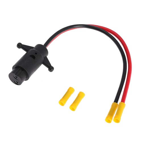 Trolling Motor Plug 10 Gauge 2 Wire 12V-24V Compatible with Minn Kota Marine Boat Waterproof Trolling Motor Connector (Plug-MA1)