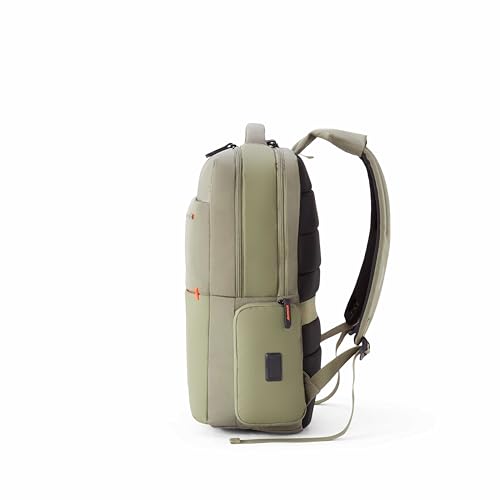 Image of American Tourister Zork Edge | 24.5 Ltrs | 2 Compartments | Bottle Pocket | Ergonomic Padded Back Panel & Shoulder Straps | Executive Backpack | 1 Year International Warranty | Green