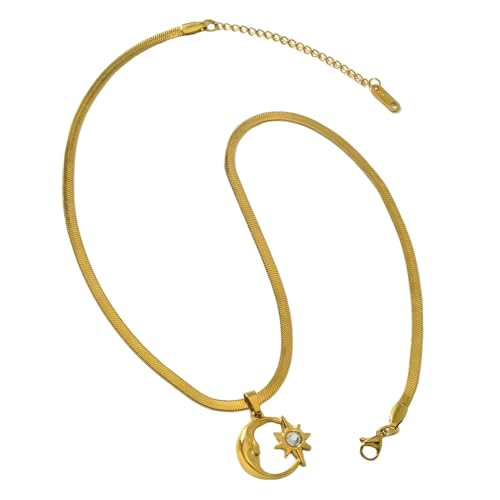 Collier planète et lune pour offrir un cadeau d'anniversaire romantique et symbolique