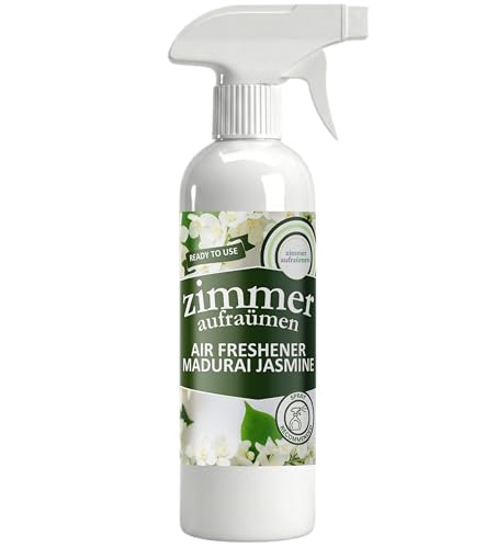 Image of Room Freshener 500 ml | Madurai Jasmine | Spray Bottle | Long Lasting Fragrance for Hotels, Offices, Restaurants & Home | Alcohol-Free | No Gas Spray