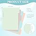 12 Sheets Plastic Recipe Dividers for 3 Ring Binder with 4 Tabs 9.75X11 inch Recipe Book Dividers Recipe Binder Separators Recipe Binder Index Tab Dividers Colorful Family Recipe Binder (4 Colors)