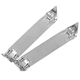 TOKIDNY 2 Stück Teiliges Edelstahl Fläschchenöffner Vielseitiger Pharmaversiegelungsöffner Kompakter Oraler Flüssigkeitskappenheber Praktisches Werkzeug für Klinik Reise Bier