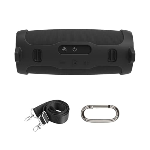 Funda de silicona antichoque con correa de viaje para altavoz de 6 pulgadas