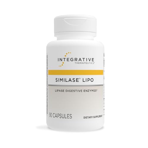 Integrative Therapeutics Similase Lipo - Digestion Supplement for Daily Enzyme Support* - Gastrointestinal Health & Gut Support Supplement - Dairy-Free & Vegan - 90 Capsules (45 Servings) Integrative Therapeutics Similase Lipo - Digestion Supplement for Daily Enzyme Support* - Gastrointestinal Health & Gut Support Supplement - Dairy-Free & Vegan - 90 Capsules (45 Servings)