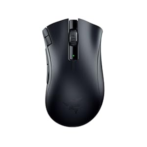 Razer DeathAdder V2 X Hyperspeed – Ergonomische Wireless Gaming Maus für PC/Mac (Mechanische Schalter, Hyperspeed Wireless Technologie, Optischer Sensor) Schwarz