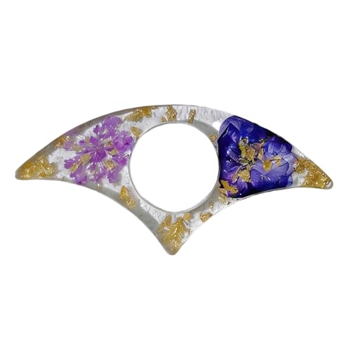 Dried Flower Resin Book Page Marker Thumb Finger Page Divider Bookmarks Reading Aid for Book Lover Office Home Library Book Gift