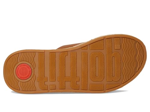 Image of FitFlop womens F-mode Espadrille Leather Flatform Cross Slides