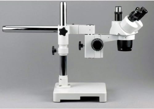 AmScope Microscópio estéreo trinocular SW-3T24X, oculares WH10x, ampliação 10X/20X/40X, objetiva 2X/