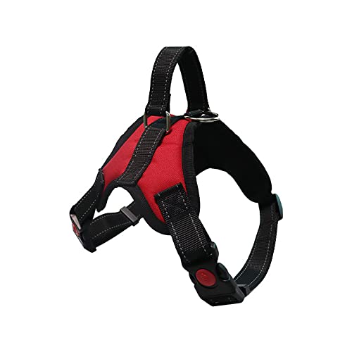 Dog-Harness-Saddle-Style-Pet-Strap-Grip-Vest-with-Adjustable-Soft-Padded-Vest-and-Easy-Control-Handle-for-Small-Medium-and-Large-Dogs-RedXL