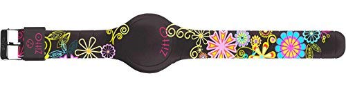 Preisvergleich Produktbild Zitto! Damen Uhr aus Silikonem Kollektion Limited cod. BLACKFLOWER-G