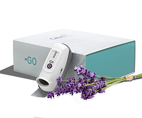 CalmiGo Anxiousness & Stress-Relief Natural Calming Device, Lavender Scent, Grey