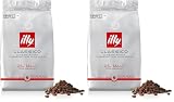 illy, Café en Grano CLASSICO, 100% Arábica con Notas de Azahar y Jazmín, Sabor Suave y Sabor Final Dulce, 1 Lata de 500g (Paquete de 2)