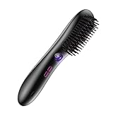 Glätteisen-Haarbürste – 3 Temperatureinstellungen, wiederaufladbar, Haarglätter | ideal für Reisen, Urlaub und morgen in Eile