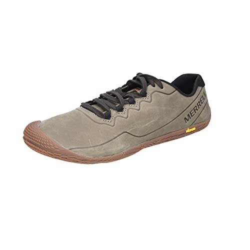 Merrell Herren Vapor Glove 3 Luna Leather Sneaker, Grün (Dusty Olive), 44.5 EU