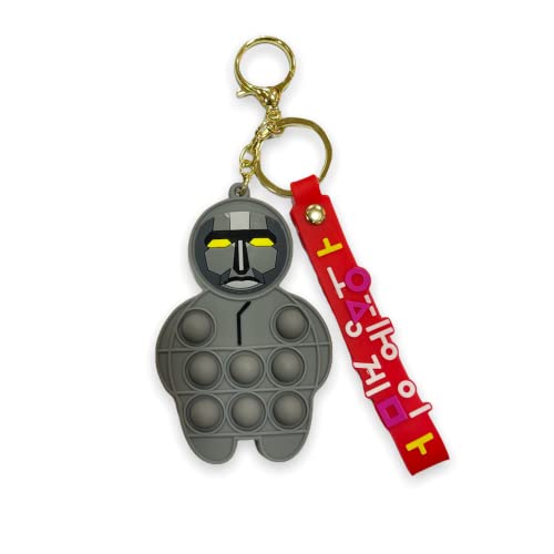 Image of AUGEN Cute Pop It Coin Purse Pouch Keychain For Gifting With Key Ring Anti-Rust (Pack Of 1)