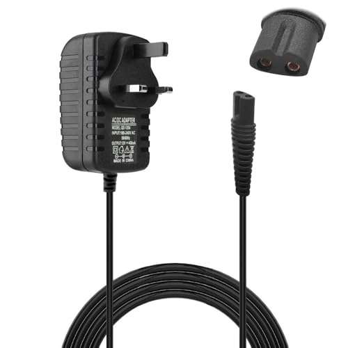 Azlanway - Azlanway 12V 0.4A Charger for Braun Electric Shaver Series 9 7 5 3 1 9-725 9-890 9-105 5541 9467cc 51-B1820s 71-S7200cc 190s-1, Charging Cable for Braun Hair Clipper Replacement Power Cord - -3%