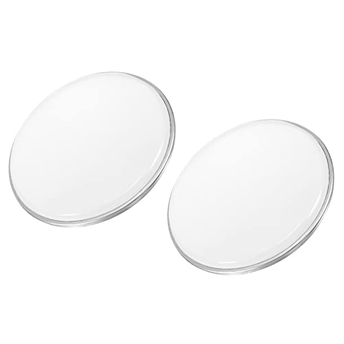 MECCANIXITY 6 Inch Drum Head Drum Skin Sound Controlled PET Material, Beige, Pack of 2