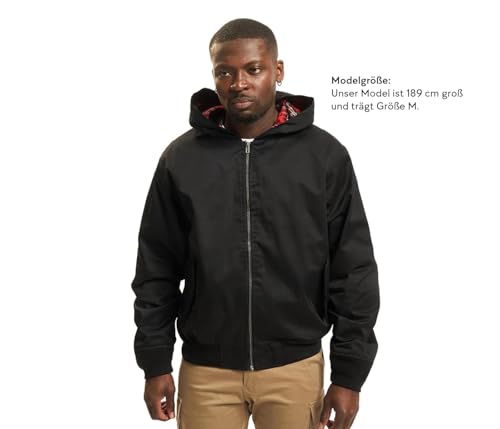 Brandit Hooded Canterbury Jacke, schwarz, Gr. M