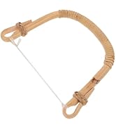 Kichvoe Wooden Teapot Handle Replacement Tea Kettle Handle Bamboo Rattan Teapot Handle Grip Tea P...