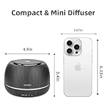 300ML Essential Oil Diffuser,Ultrasonic Aromatherapy Diffuser, 7-Color Gradient Lights, Remote Control, 8 Hours Run Time, Suitable for Home,Office - Image 2