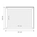NIUBEE Clear Acrylic Wall Mount Floating Frameless Picture Frame Up to 16x20 Photo for Poster Photography Frames-Double Panel(Full Frame is 18.5x22.5 inch)