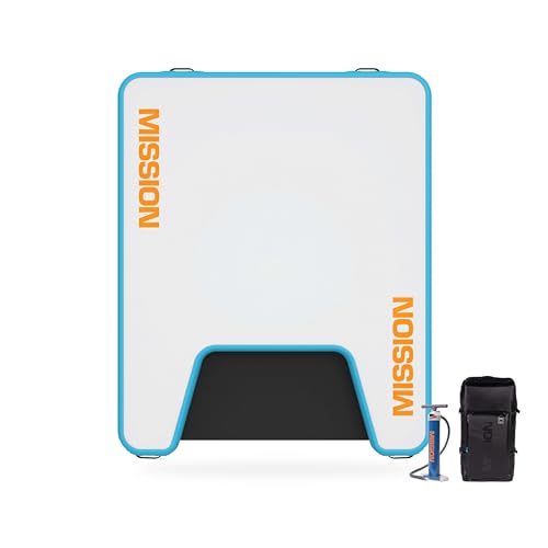 MISSION Boat Gear REEF Lite Inflatable Water Mat for Lake Heavy Duty Floating Mat for Boat Holds 2 to 4 People 1000 lb Capacity Floating Platform Raft with Easy Access Mesh for Adults Kids Dogs