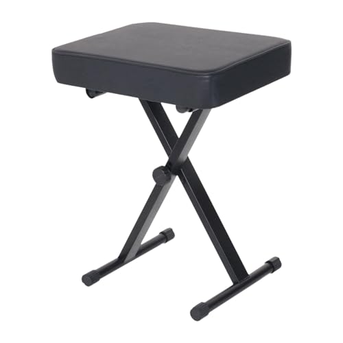 Tabouret pour clavier électronique et piano avec siège rembourré réglable et robuste