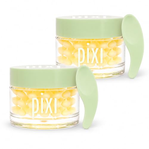 Pixi Vitamin-C CremeSerum 2-Pack, Brightening Vitamin C Moisturizer