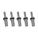 5-teiliges Steinspaltkeil und Federscheiben-Set, robuster Federstahl-Steinsplitter zum Brechen von hartem Stein und Beton, Handwerkzeug-Zubehör für Mauerwerk und Steinbrucharbeiten (16 x 105 mm)
