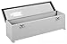 Hoffman F1212T48HC Wire Trough, Hinged Cover, Steel, 12.00" x 12.00" x 48.00", Gray