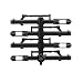 Kuat Racks NV Base 2.0 Add On Bike Rack (2 Pack), Sandy Matte Black, 2"