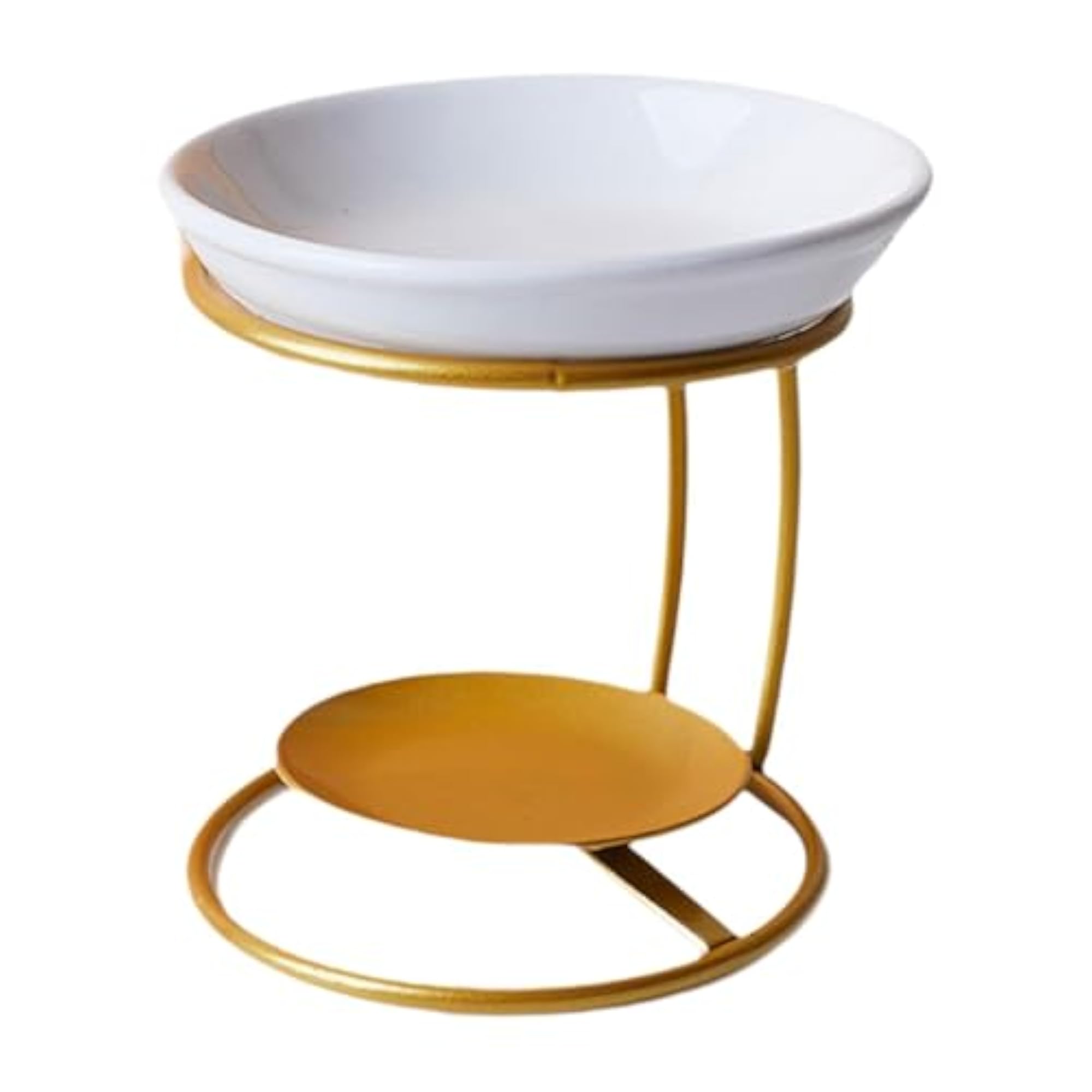 Ceramic Oil Burner Aroma Diffuser with Metal Frame