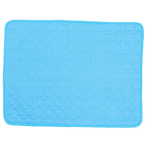 Yardwe Summer Ice Silk Portable Pet Cooling Mat Self Cooling Blanket for Dogs and Cats Gentle and Comfortable Ice Mat for Indoor and Outdoor Use for Crate Sofa Car Back