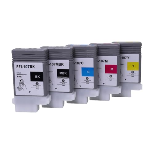 PFI-107MK encre noire mate pour des plans CAO aux traits ultra-nets
