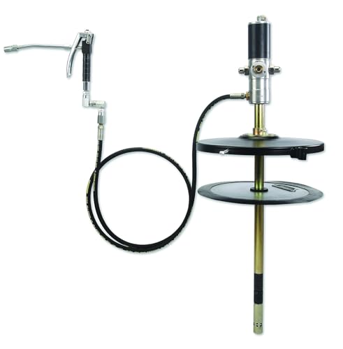 PROLUBE 50:1 Air Operated Grease Pump | Heavy-Duty All-Metal Construction | Complete Kit for 5 Gallon Pails | Efficient Industrial Lubrication (45415)