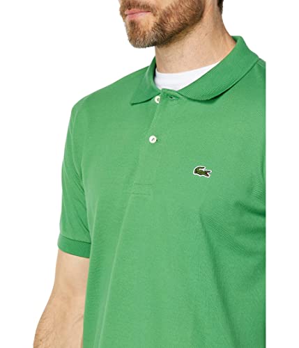 Image of Lacoste Men's Classic Fit L.12.12 Original Pique Polo Shirt, Tarragon, XX-Large