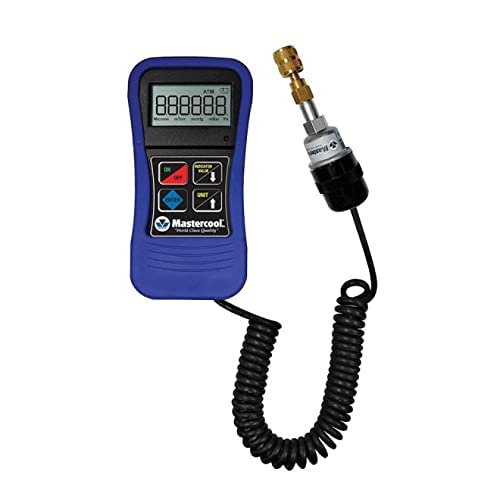Electronic Digital Vacuum Micron Gauge (Range :20,000 to 1 Micron) HVAC & Refrigeration Vacuum Tester | Thermocouple Sensor | HVAC A/C Service Tool| Model: Mastercool 98061
