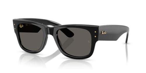 Ray-Ban Rb0840sf Mega Wayfarer Low Bridge Fit Blacked Out Collection by A$ap Rocky Square Sunglasses2