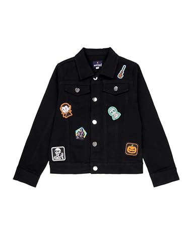 Image of KiddoPanti Boys Denim Jacket | Cotton Poly Blend with Spandex | Washed Denim, Full Sleeve | Button Closure & Front Flap Pockets | Collared Neck