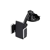 ナポレックス(Napolex) 車用車載ホルダー 簡単取付 スマートフォンホルダー3D吸盤L 大型スマホ対応(最大幅90㎜) 360度調整可 伸縮アームで視野角自在 粘着シート/強力ゲルパッド吸盤付(脱落防止設計) Fizz-983