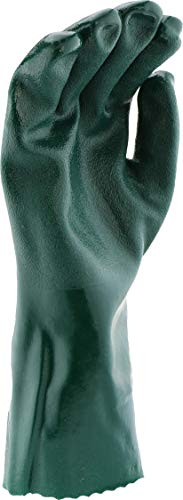West Chester 14014 14 In. Pvc Coated Gloves – Green, Large, Work Safety Gloves With Gauntlet Cuff, Soft Jersey Lining #TOP2