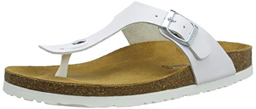 Hush Puppies Damen Kayla Zehentrenner, Weiß White White, 41 EU Cover